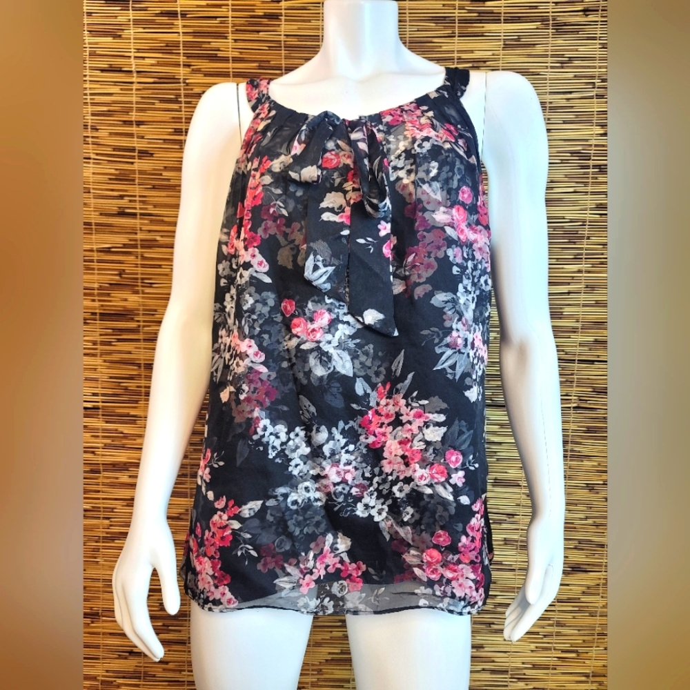 Black Floral Shirt
